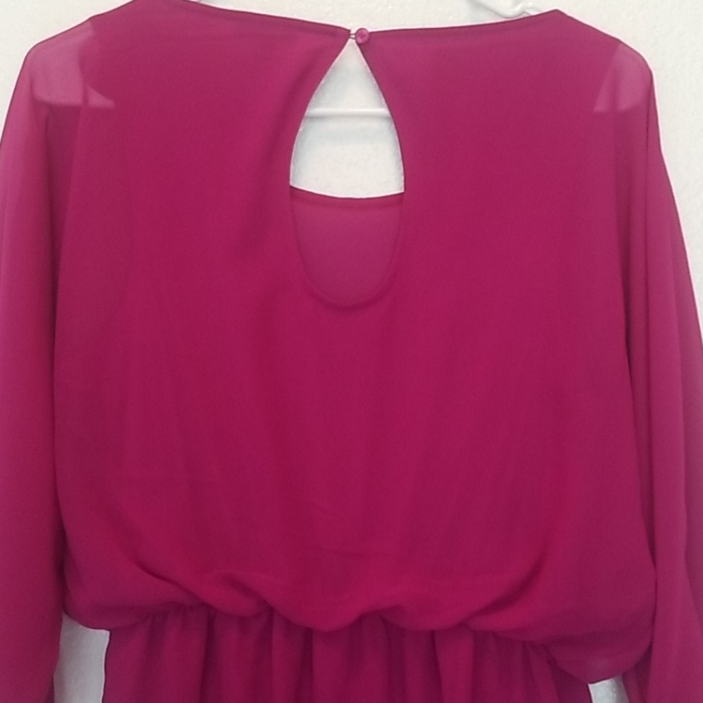 Express Fuchsia Dress - Picture 3 of 4